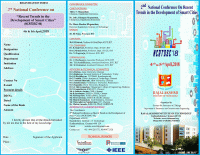Second National Conference on Recent Trends in the Development of Smart Cities NCRTDSC 18